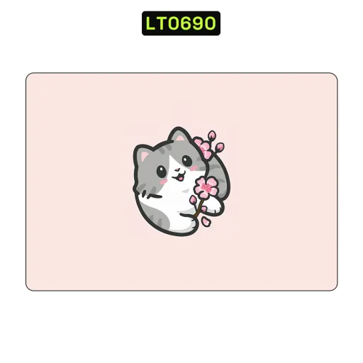 Premium Animals Laptops Skin - Wholesale | Nexa Skins — LT0690 - Animals Raw Skins (cat, cute, cartoon)