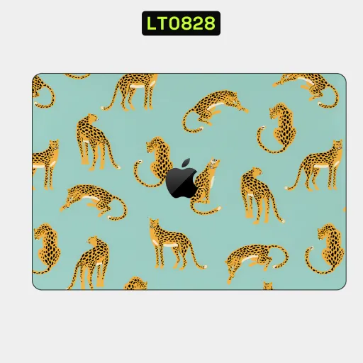Premium Animals Laptops Skin - Wholesale | Nexa Skins — LT0828 - Animals Raw Skins (cheetah, leopard print, cute)