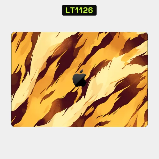 Premium Animals Laptops Skin - Wholesale | Nexa Skins — LT1126 - Animals Raw Skins (tiger, stripe, gold)