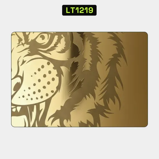 Premium Animals Laptops Skin - Wholesale | Nexa Skins — LT1219 - Animals Raw Skins (tiger, gold, metallic)