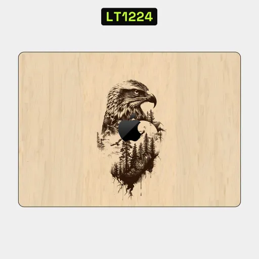 Premium Animals Laptops Skin - Wholesale | Nexa Skins — LT1224 - Animals Raw Skins (eagle, wood, nature)