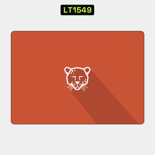 Premium Animals Laptops Skin - Wholesale | Nexa Skins — LT1549 - Animals Raw Skins (orange, leopard, minimalist)