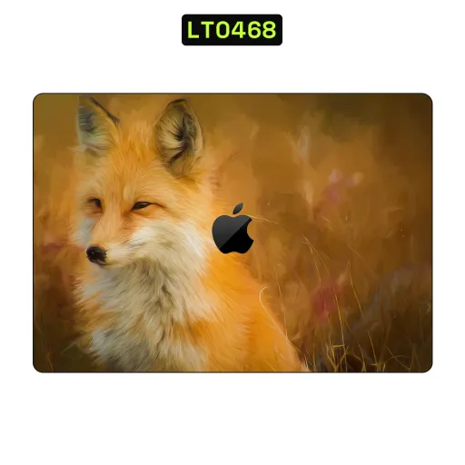 Premium Animals Laptops Skin - Wholesale | Nexa Skins — LT0468 - Animals Raw Skins (fox, wildlife, painting)