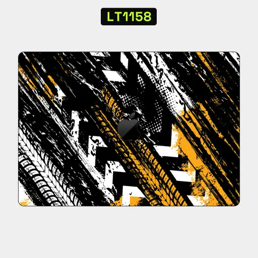 Premium Automotive Laptops Skin - Wholesale | Nexa Skins — LT1158 - Automotive Raw Skins (treadmarks, tire tracks, grunge)
