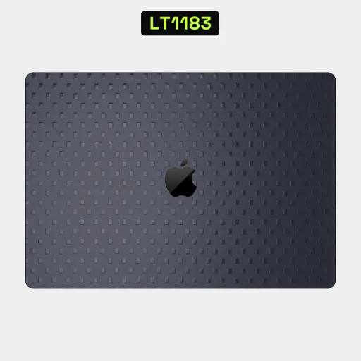 Premium Automotive Laptops Skin - Wholesale | Nexa Skins — LT1183 - Automotive Raw Skins (dark grey, textured, geometric)