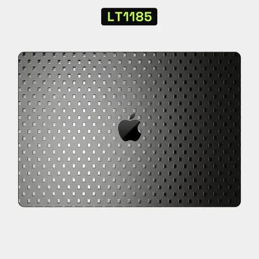 Premium Automotive Laptops Skin - Wholesale | Nexa Skins — LT1185 - Automotive Raw Skins (metallic, grid, silver)