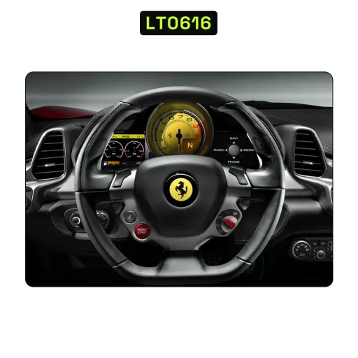Premium Automotive Laptops Skin - Wholesale | Nexa Skins — LT0616 - Automotive Raw Skins (ferrari, dashboard, steering wheel)