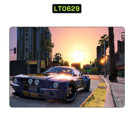 Premium Automotive Laptops Skin - Wholesale | Nexa Skins — LT0629 - Automotive Raw Skins (muscle car, sunset, cityscape)