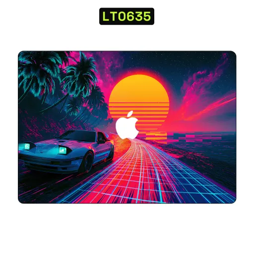 Premium Automotive Laptops Skin - Wholesale | Nexa Skins — LT0635 - Automotive Raw Skins (synthwave, retro, neon)