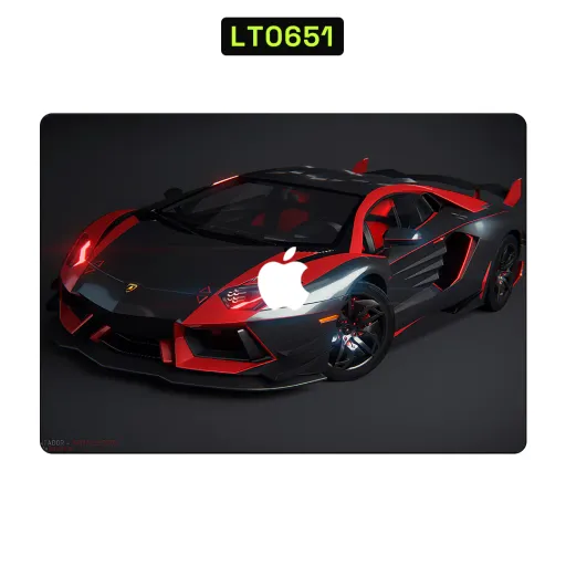 Premium Automotive Laptops Skin - Wholesale | Nexa Skins — LT0651 - Automotive Raw Skins (supercar, lamborghini, red and black)