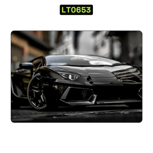 Premium Automotive Laptops Skin - Wholesale | Nexa Skins — LT0653 - Automotive Raw Skins (supercar, black, glossy)