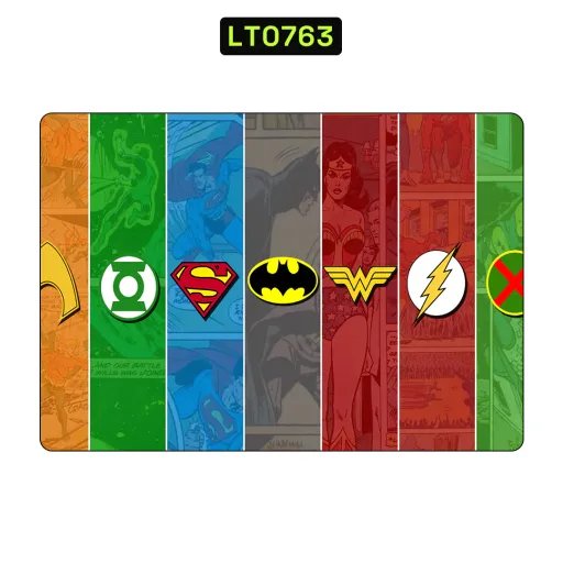 Premium Books Laptops Skin - Wholesale | Nexa Skins — LT0763 - Books Raw Skins (dc comics, justice league, superhero)