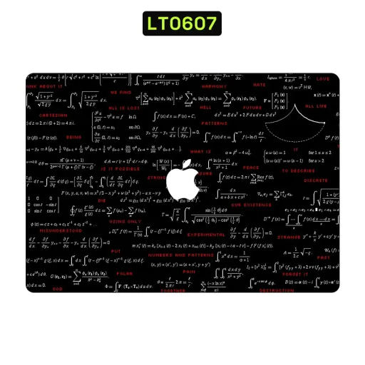 Премиальный скин Books для Laptops — оптом | Nexa Skins — LT0607 - Books Raw Skins (mathematics, formulas, blackboard)