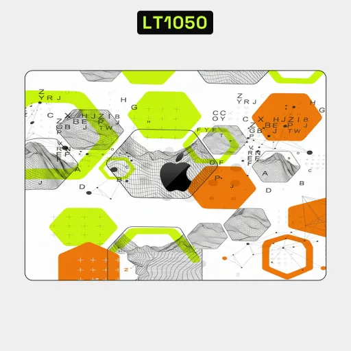 Premium Brands Laptops Skin - Wholesale | Nexa Skins — LT1050 - Brands Raw Skins (apple, honeycomb, geometric)