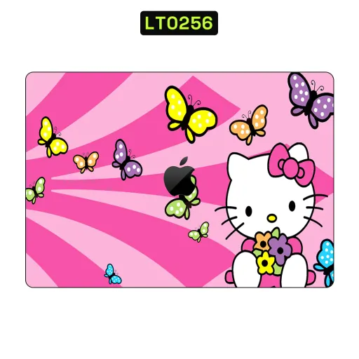 Premium Brands Laptops Skin - Wholesale | Nexa Skins — LT0256 - Brands Raw Skins (hello kitty, cartoon, pink)