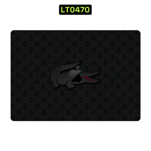 Premium Brands Laptops Skin - Wholesale | Nexa Skins — LT0470 - Brands Raw Skins (alligator, black, damask)