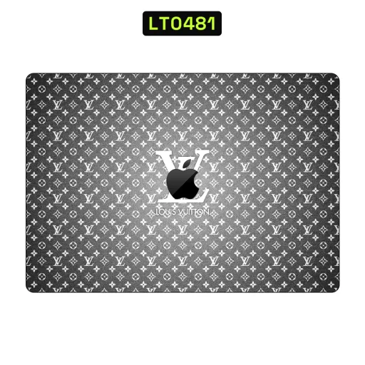 Premium Brands Laptops Skin - Wholesale | Nexa Skins — LT0481 - Brands Raw Skins (monogram, luxury, grey)