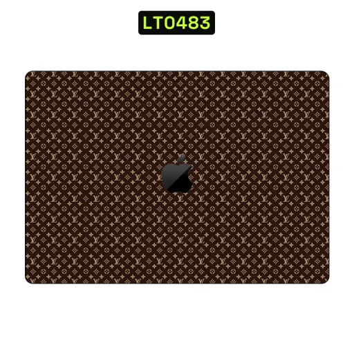 Premium Brands Laptops Skin - Wholesale | Nexa Skins — LT0483 - Brands Raw Skins (monogram, luxury, brown)