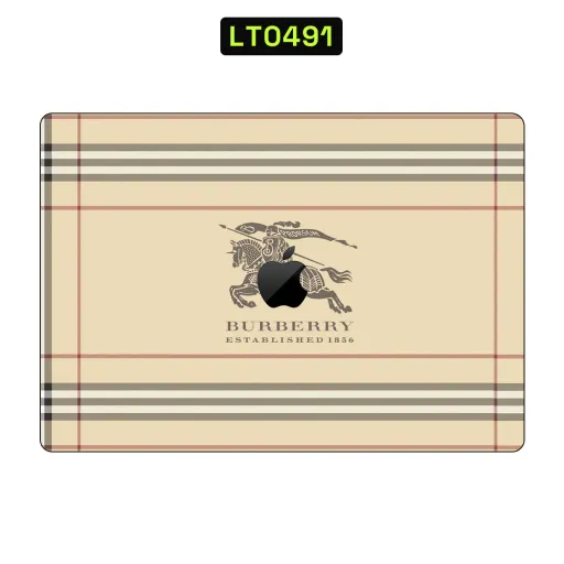 Premium Brands Laptops Skin - Wholesale | Nexa Skins — LT0491 - Brands Raw Skins (plaid, beige, luxury)