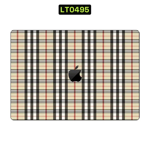 Premium Brands Laptops Skin - Wholesale | Nexa Skins — LT0495 - Brands Raw Skins (tartan, plaid, beige)