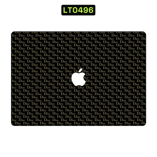 Premium Brands Laptops Skin - Wholesale | Nexa Skins — LT0496 - Brands Raw Skins (black, gold, luxury)