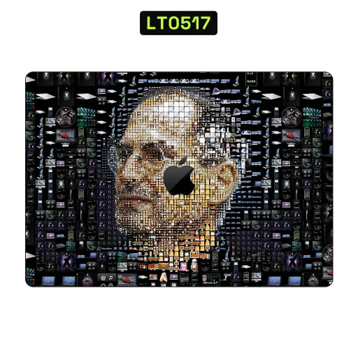 Premium Brands Laptops Skin - Wholesale | Nexa Skins — LT0517 - Brands Raw Skins (apple, steve jobs, mosaic)