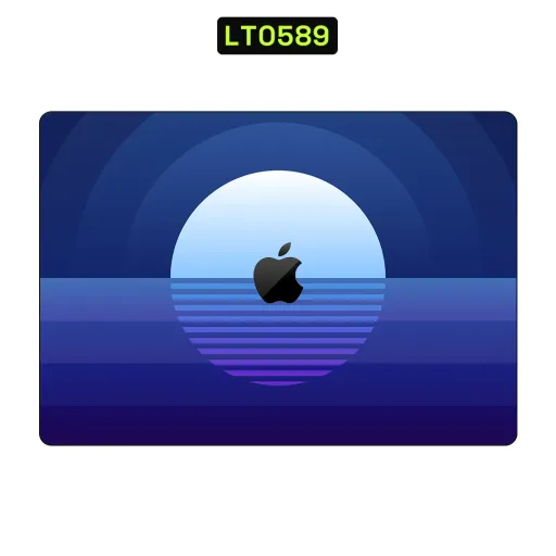 Premium Brands Laptops Skin - Wholesale | Nexa Skins — LT0589 - Brands Raw Skins (apple, sunset, blue)