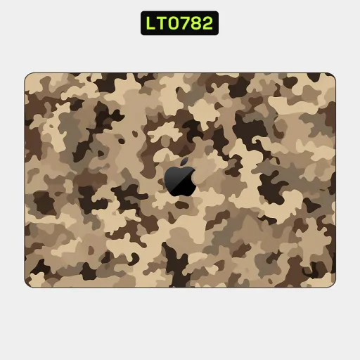 Premium Camouflage Laptops Skin - Wholesale | Nexa Skins — LT0782 - Camouflage Raw Skins (desert, tan, brown)
