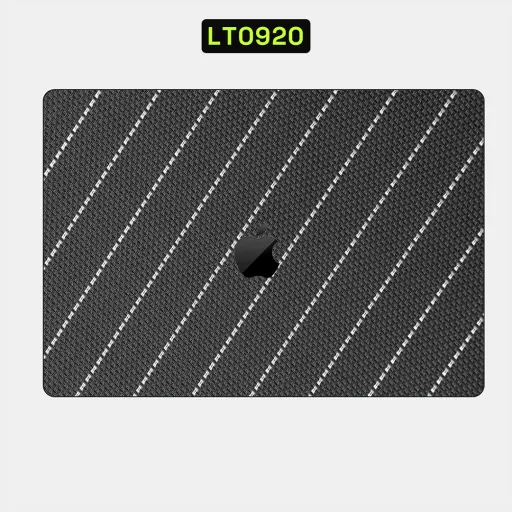 Premium Carbon Fiber Laptops Skin - Wholesale | Nexa Skins — LT0920 - Carbon Fiber Raw Skins (black, textured, stripes)