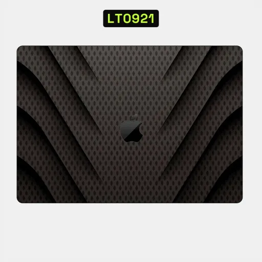 Premium Carbon Fiber Laptops Skin - Wholesale | Nexa Skins — LT0921 - Carbon Fiber Raw Skins (black, textured, geometric)