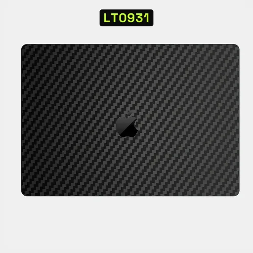 Premium Carbon Fiber Laptops Skin - Wholesale | Nexa Skins — LT0931 - Carbon Fiber Raw Skins (black, dark, textured)
