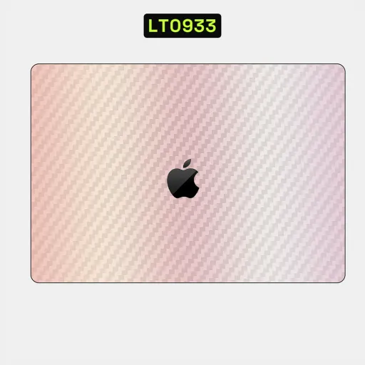 Premium Carbon Fiber Laptops Skin - Wholesale | Nexa Skins — LT0933 - Carbon Fiber Raw Skins (rose gold, gradient, textured)