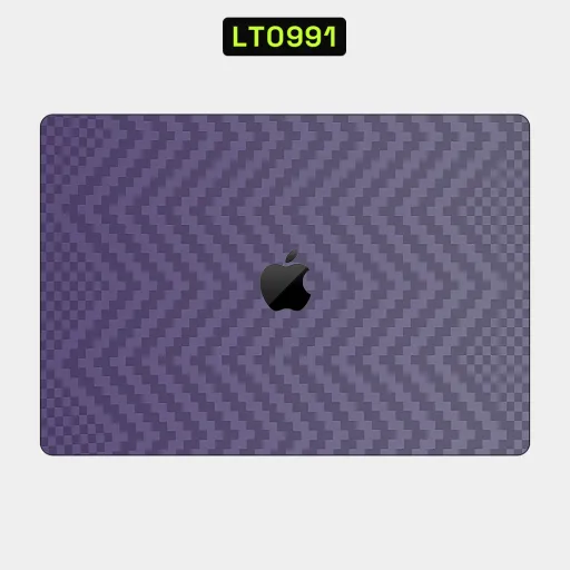 Premium Carbon Fiber Laptops Skin - Wholesale | Nexa Skins — LT0991 - Carbon Fiber Raw Skins (purple, chevron, textured)