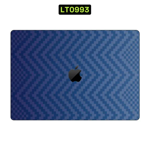 Premium Carbon Fiber Laptops Skin - Wholesale | Nexa Skins — LT0993 - Carbon Fiber Raw Skins (blue, gradient, chevron)