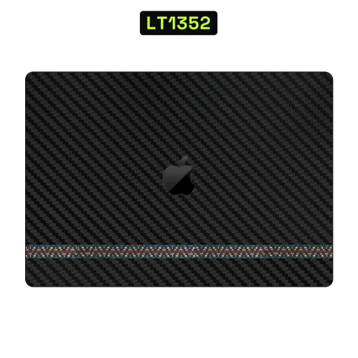 Premium Carbon Fiber Laptops Skin - Wholesale | Nexa Skins — LT1352 - Carbon Fiber Raw Skins (black, textured, stripes)