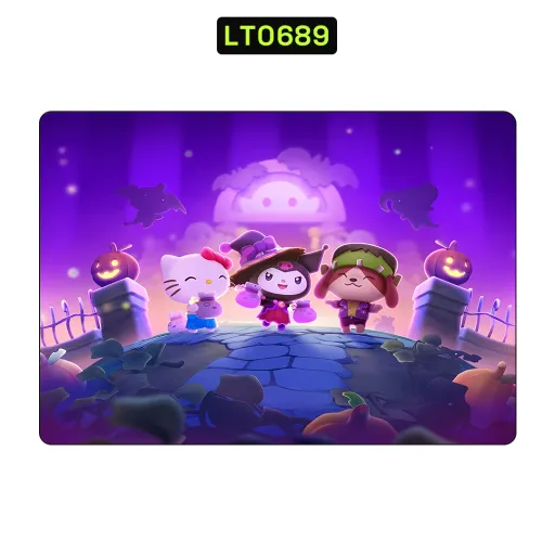 Premium Cartoon Laptops Skin - Wholesale | Nexa Skins — LT0689 - Cartoon Raw Skins (hello kitty, halloween, purple)