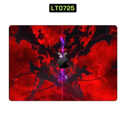 Premium Cartoon Laptops Skin - Wholesale | Nexa Skins — LT0725 - Cartoon Raw Skins (anime, red, black)