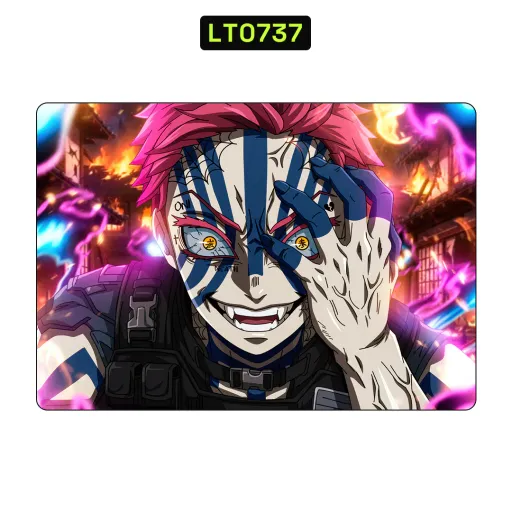 Premium Cartoon Laptops Skin - Wholesale | Nexa Skins — LT0737 - Cartoon Raw Skins (anime, demon slayer, akaza)