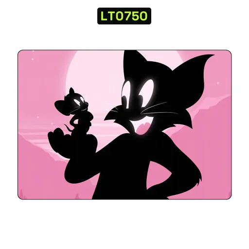 Premium Cartoon Laptops Skin - Wholesale | Nexa Skins — LT0750 - Cartoon Raw Skins (tom and jerry, pink, cat and mouse)