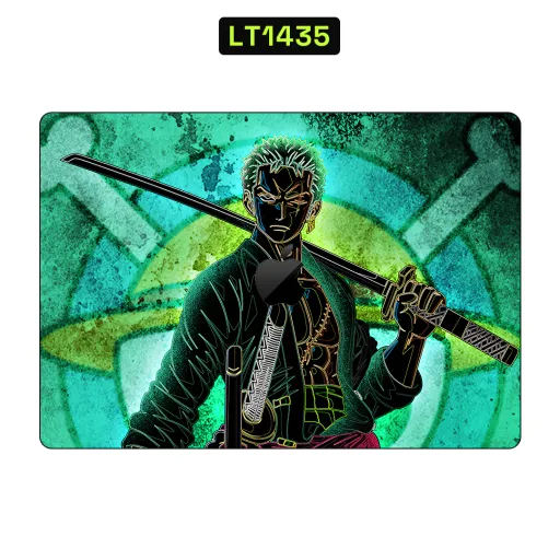 Premium Cartoon Laptops Skin - Wholesale | Nexa Skins — LT1435 - Cartoon Raw Skins (anime, green, sword)
