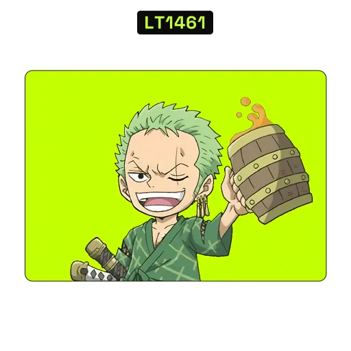Premium Cartoon Laptops Skin - Wholesale | Nexa Skins — LT1461 - Cartoon Raw Skins (anime, one piece, zoro)