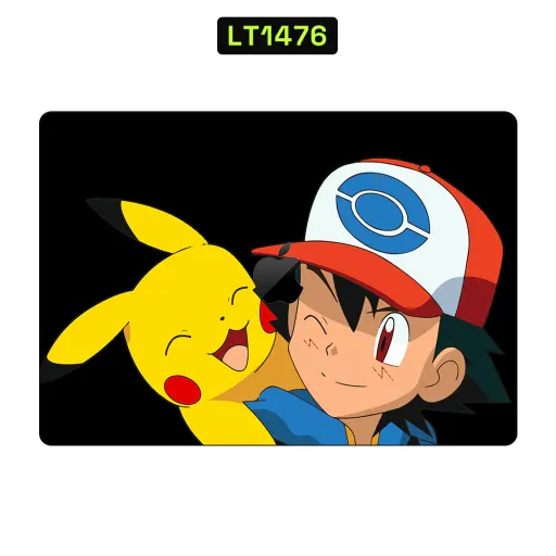 Premium Cartoon Laptops Skin - Wholesale | Nexa Skins — LT1476 - Cartoon Raw Skins (pokemon, pikachu, ash)
