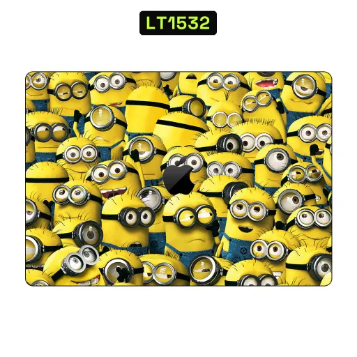 Premium Cartoon Laptops Skin - Wholesale | Nexa Skins — LT1532 - Cartoon Raw Skins (minions, yellow, blue)