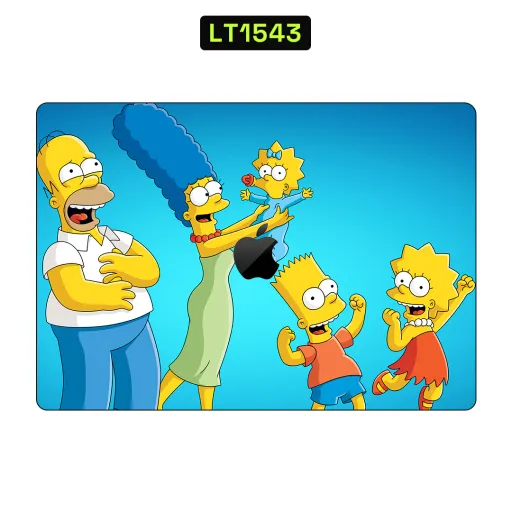 Premium Cartoon Laptops Skin - Wholesale | Nexa Skins — LT1543 - Cartoon Raw Skins (simpsons, animated, blue)
