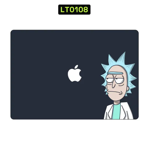 Premium Cartoon Laptops Skin - Wholesale | Nexa Skins — LT0108 - Cartoon Raw Skins (rick and morty, dark blue, animated)