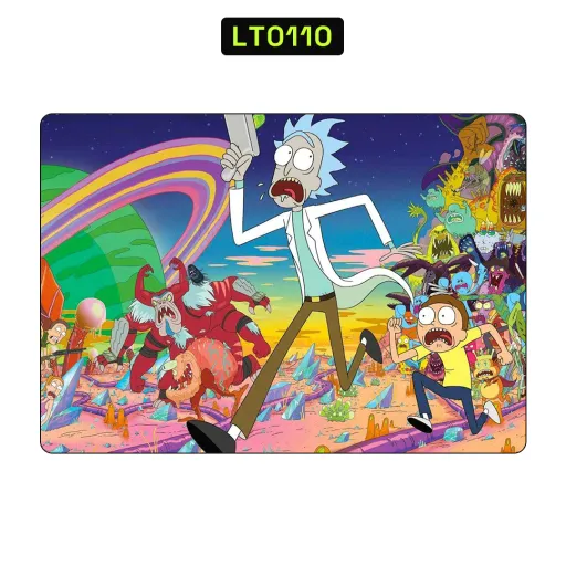 Premium Cartoon Laptops Skin - Wholesale | Nexa Skins — LT0110 - Cartoon Raw Skins (rick and morty, scifi, colorful)