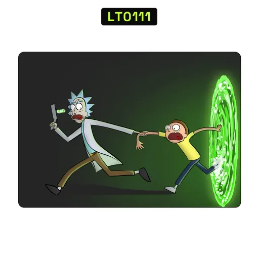 Premium Cartoon Laptops Skin - Wholesale | Nexa Skins — LT0111 - Cartoon Raw Skins (sci-fi, animation, green portal)
