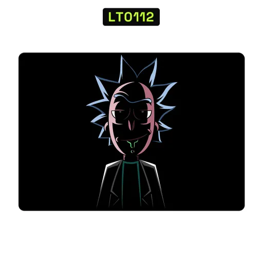 Premium Cartoon Laptops Skin - Wholesale | Nexa Skins — LT0112 - Cartoon Raw Skins (rick and morty, animation, black background)