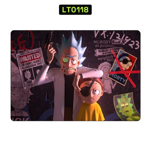 Premium Cartoon Laptops Skin - Wholesale | Nexa Skins — LT0118 - Cartoon Raw Skins (rick and morty, animated, sci fi)
