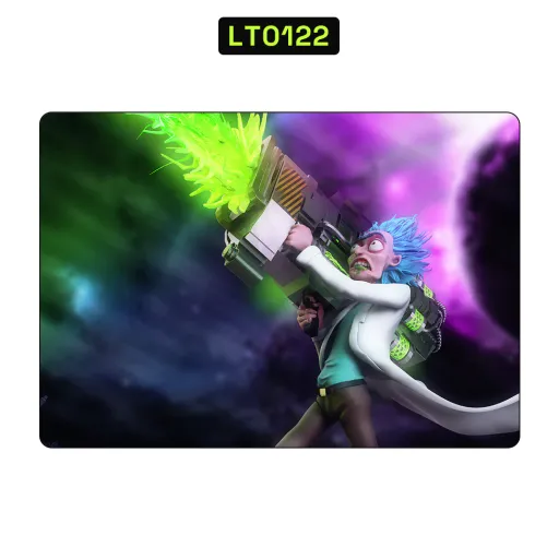 Premium Cartoon Laptops Skin - Wholesale | Nexa Skins — LT0122 - Cartoon Raw Skins (rick and morty, sci-fi, green portal)